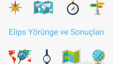 elips yörünge ekliptik ve sonuçları